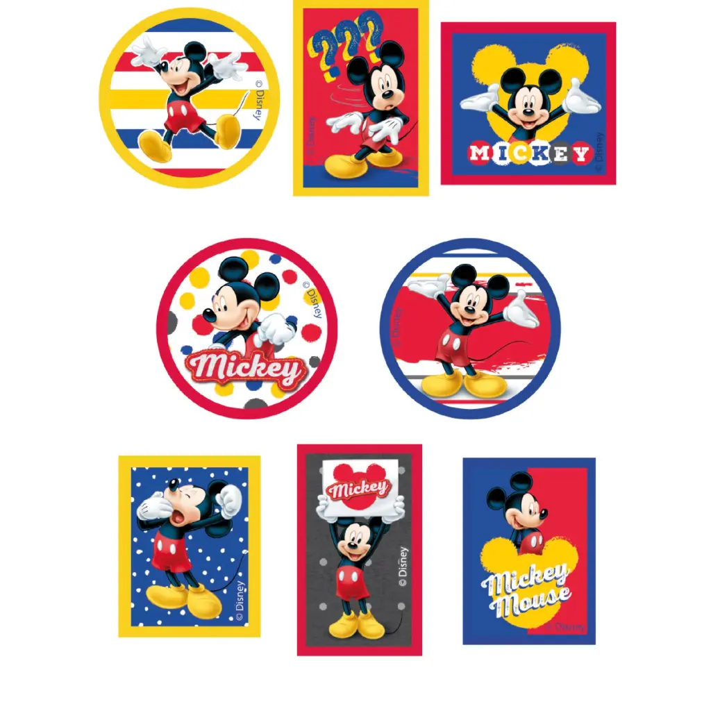 Exp termoadhesivos 6800 Mickey 24 pz.