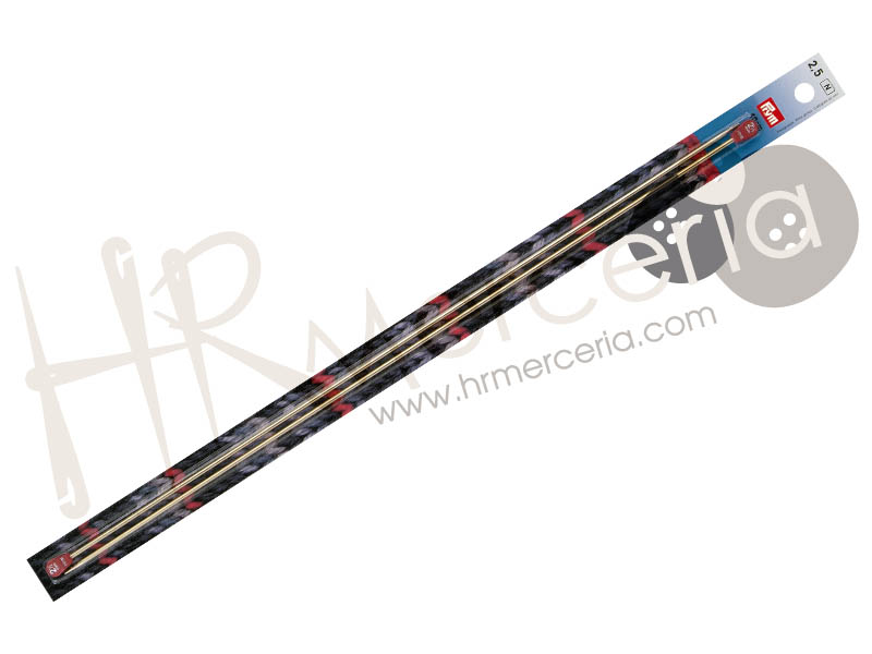 Aguja tricotar 40 cm Nº2,5 171305 Prym 2 pz.