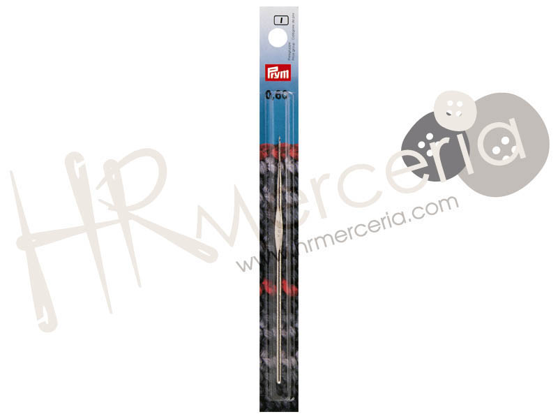 Aguja ganchillo acero Nº0,60 175851 Prym