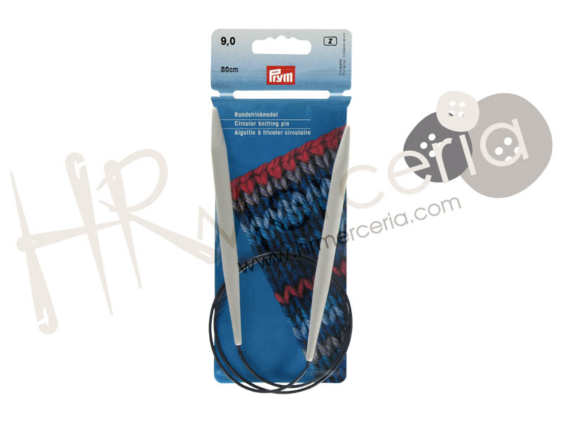 Aguja circular 80cm Nº09 211180 Prym