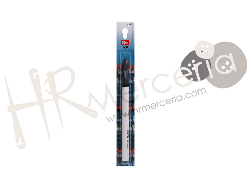 Aguja ganchillo plastico gris Nº12 218505 Prym