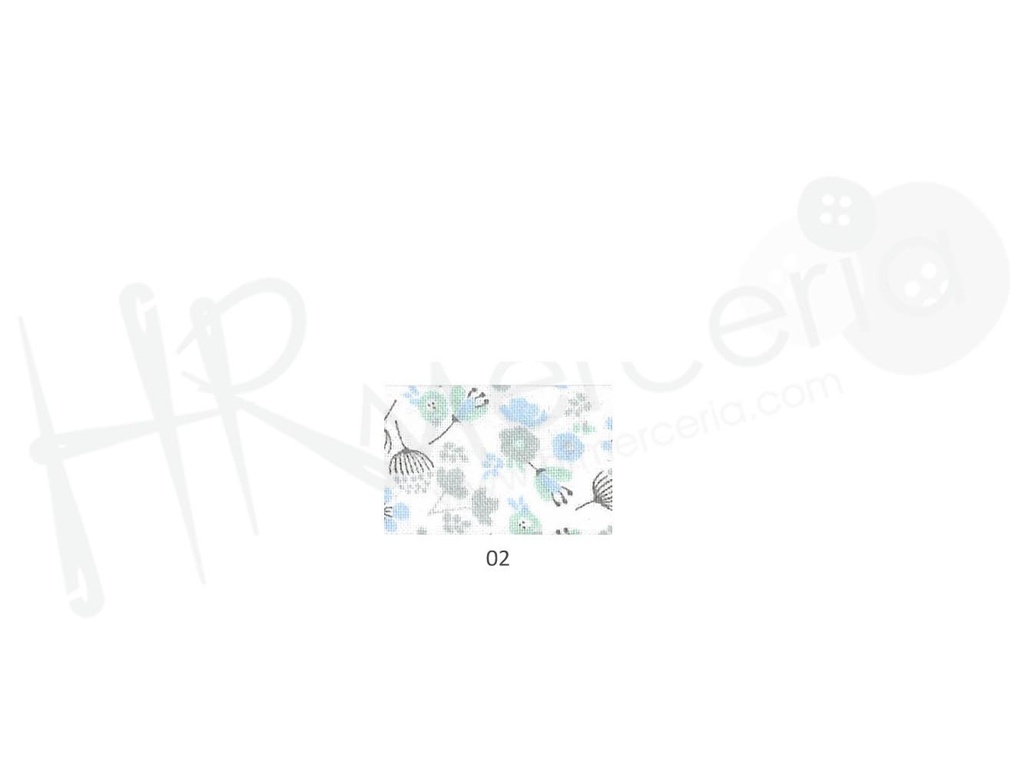 Bies fantasia flores 6586 ancho 20 mm pza 20 mts