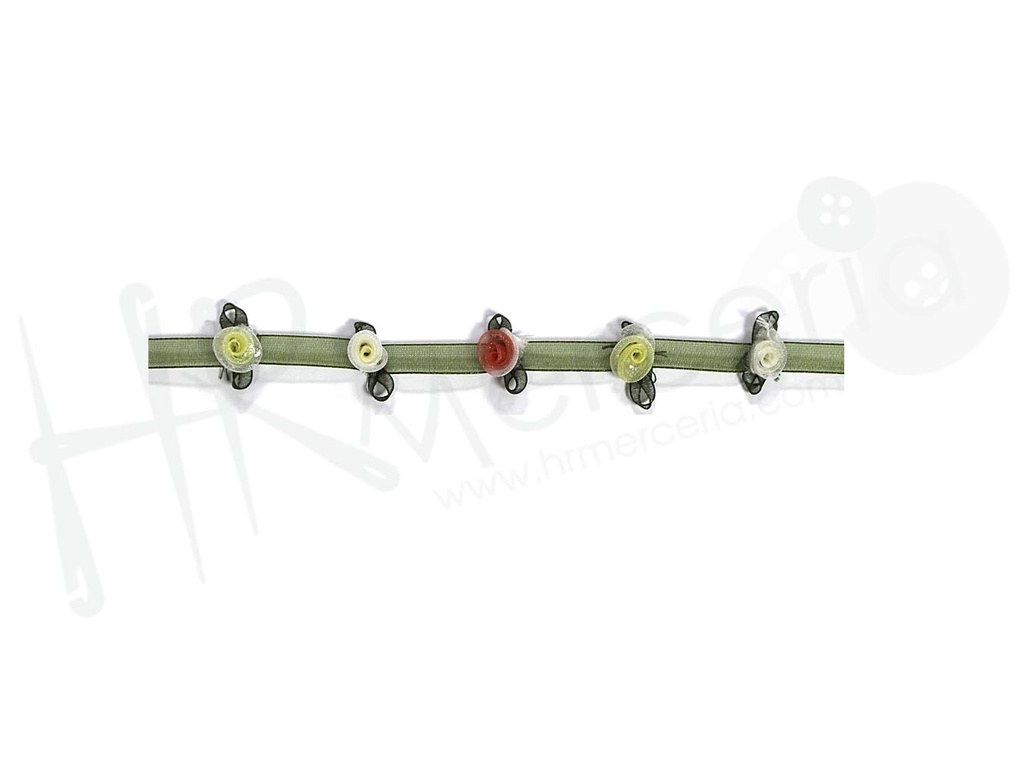 Galon flor raso 25213 pza 10 mts