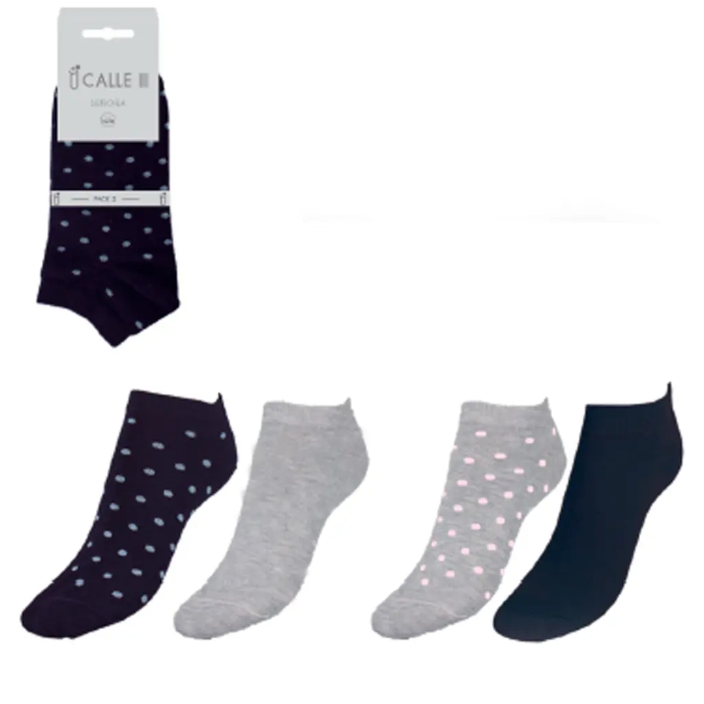 Calcetin Sra tobillero 16006 Calle III Pack 2