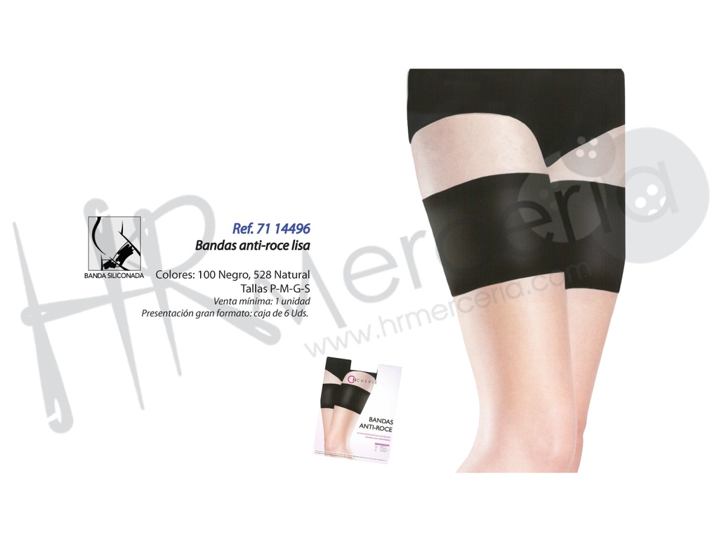 Bandas anti-roce lisa 14496 Cherie