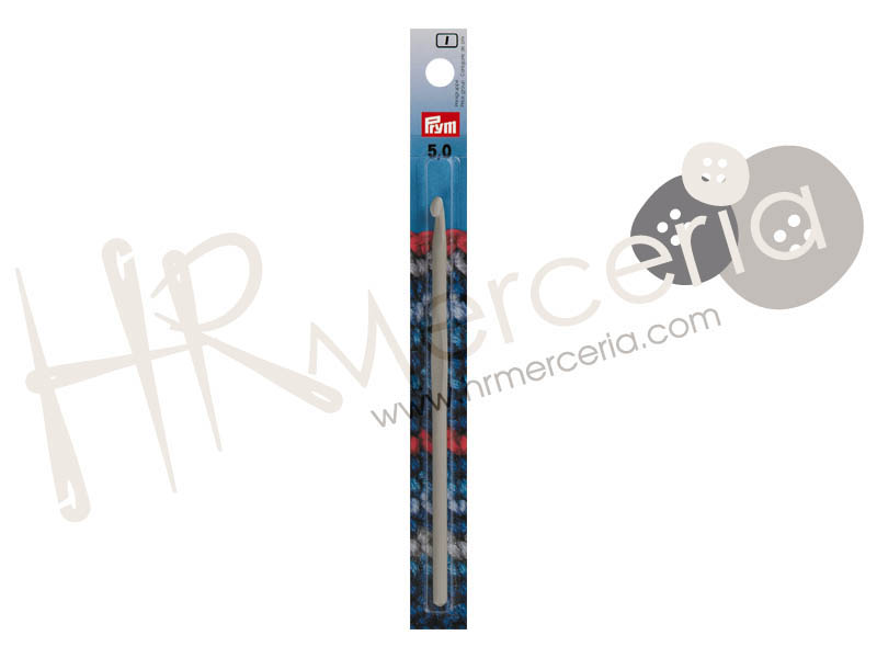 E Aguja ganchillo aluminio Nº4,5 195140 Prym