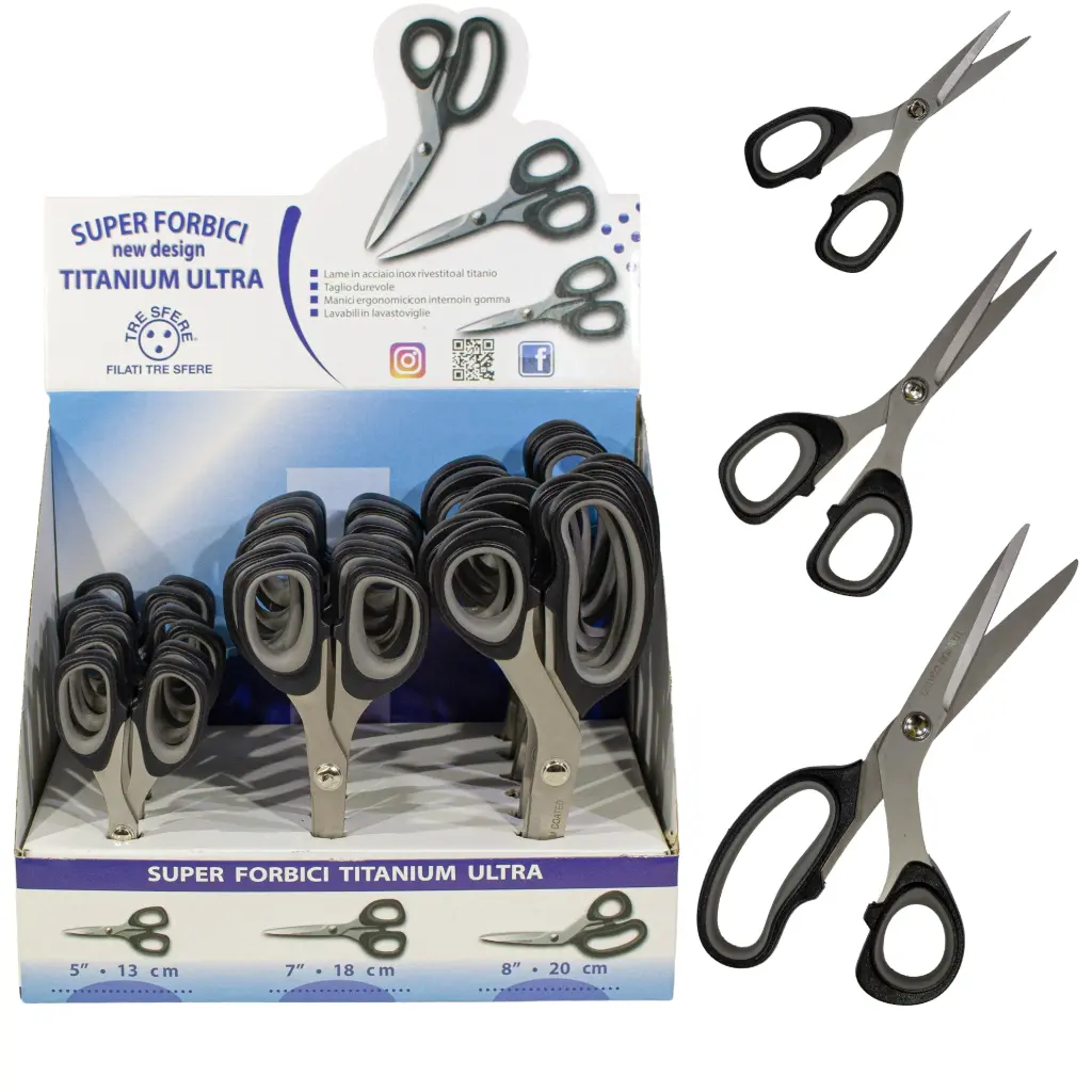 Expositor tijeras Titanium 893.02 18 pz