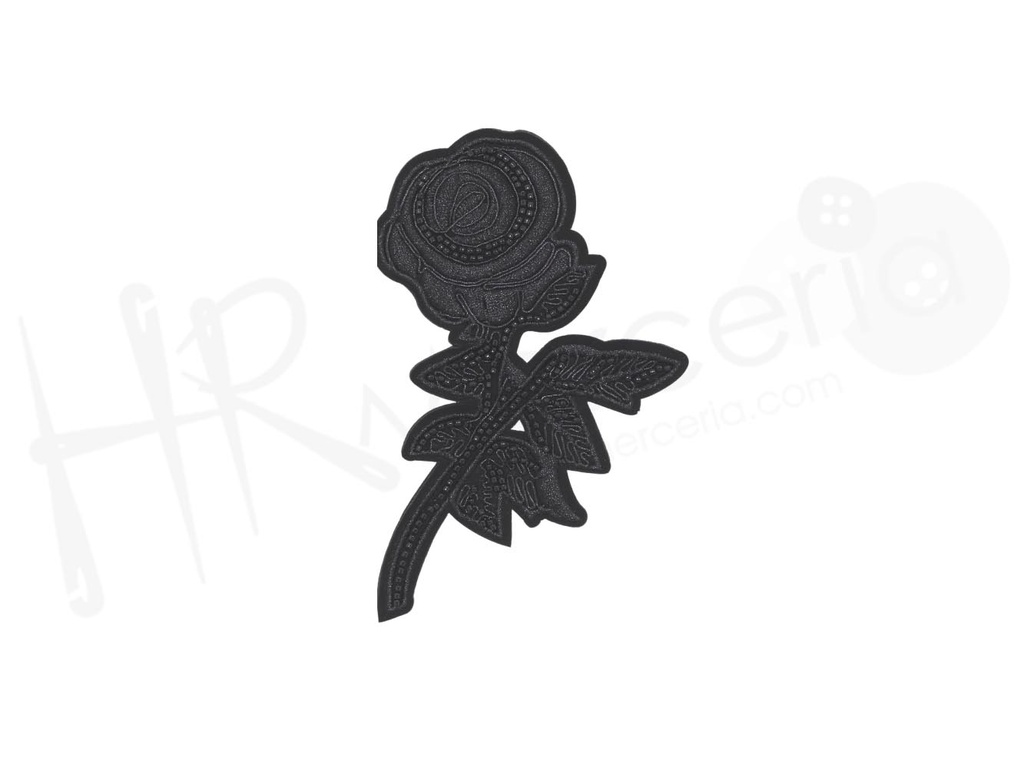 Aplicacion fantasia rosa perlas 178019