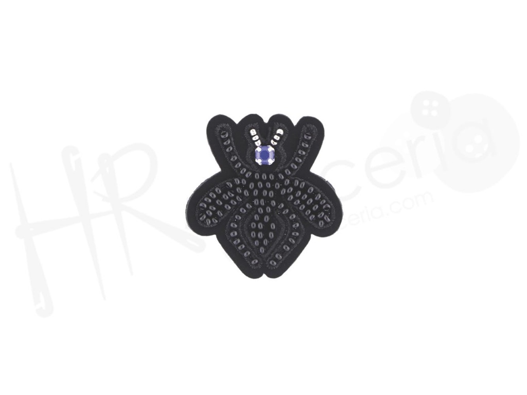 Aplicacion fantasia insecto negro 178013