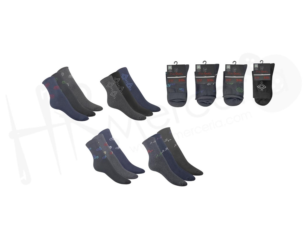 Calcetin Sra fantasia PA4004 Pierre Cardin Pack 3 ud.