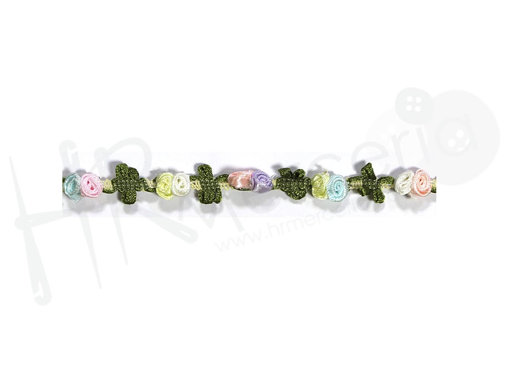 Galon flor raso 25203 pza 10 mts