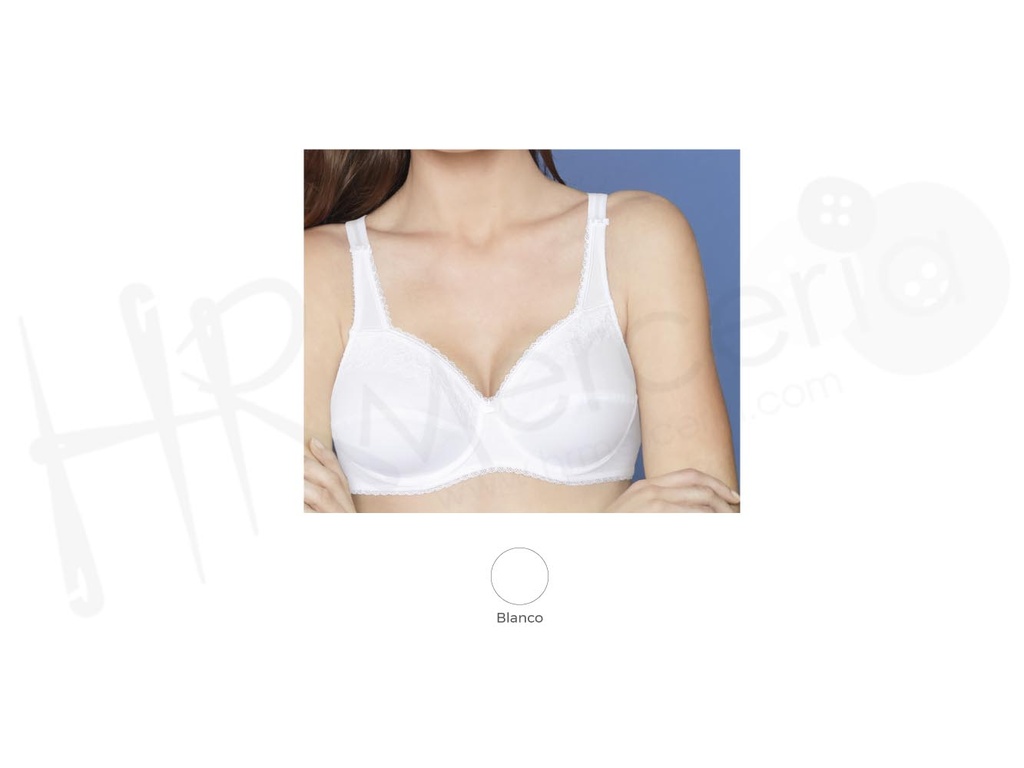 Sujetador sin aros algodon APP02C5 Playtex