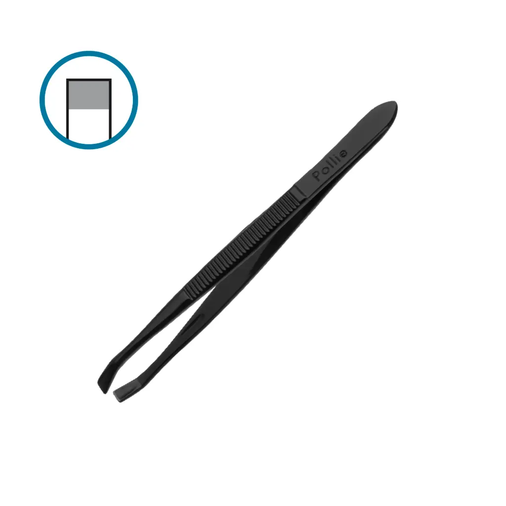 Pinza depilar negra 