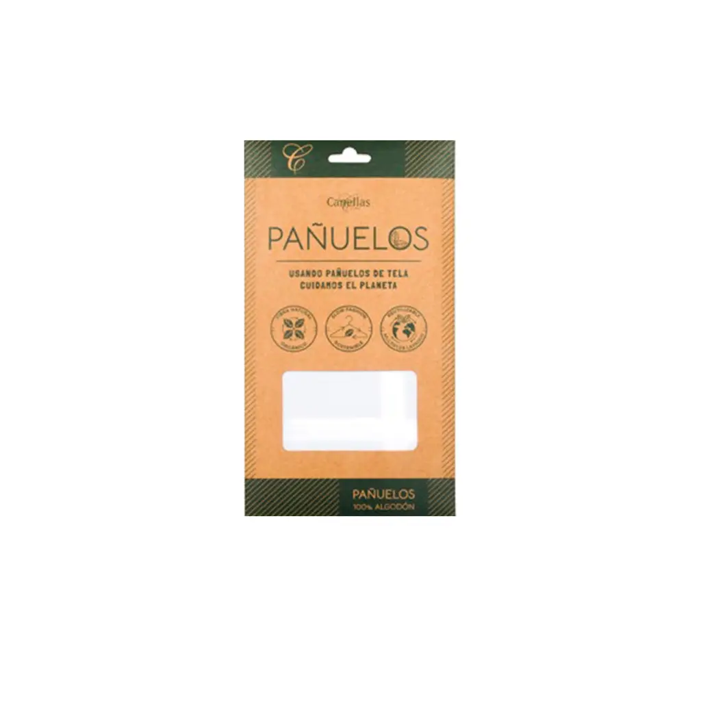 Pañuelo señora blanco blíster 3 pz.