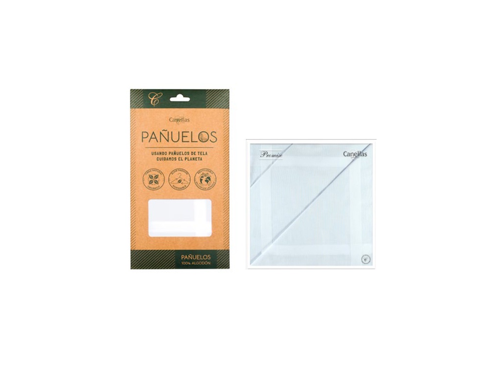 Pañuelo señora blanco blister 3 pz.