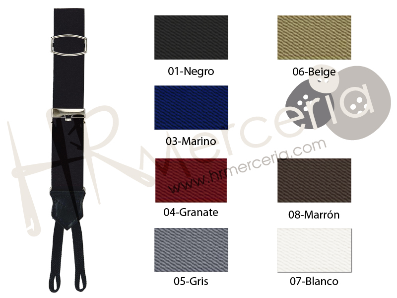 Tirante boton caballero 963