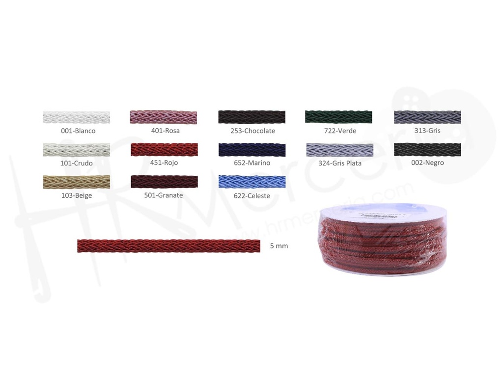Cordon brocado Rayon 1681 pza 25 m