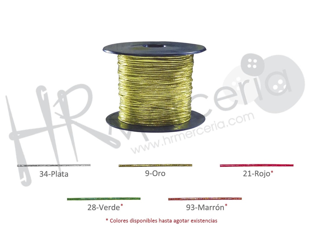 Cordon 521 fino metal 1mm