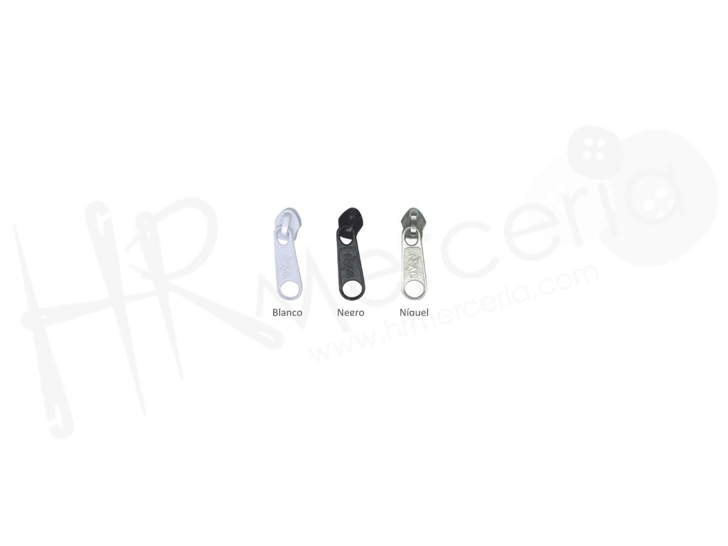 Cursor con tirador espiral nylon 3 libre