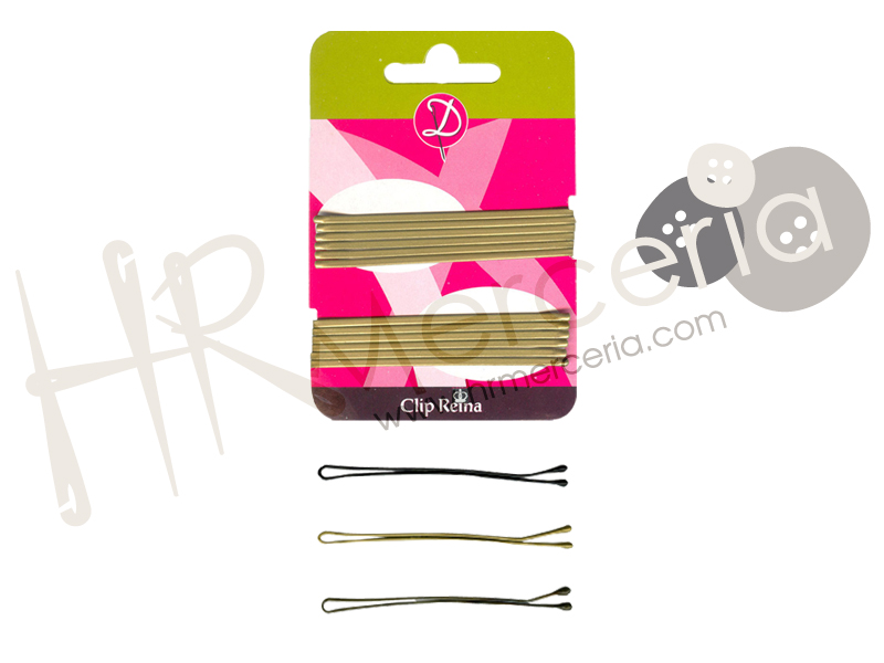 Clip 524 con bolita pack 12 horquillas