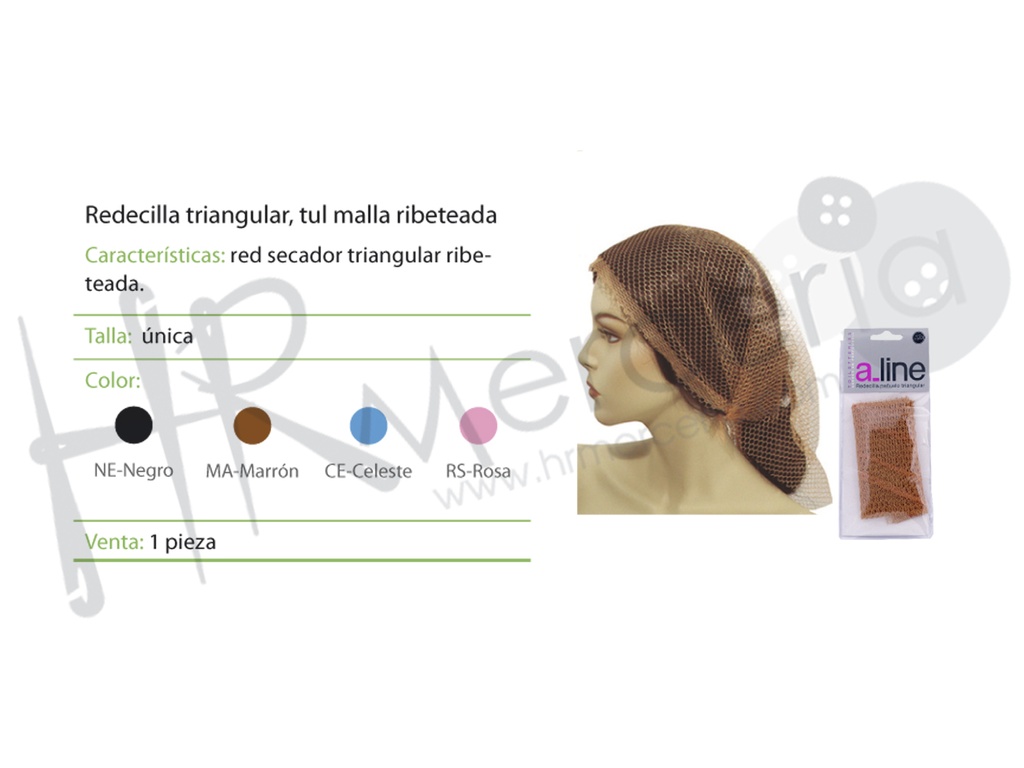R Redecilla triangular tull malla ribeteado