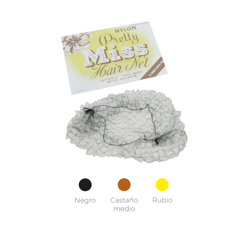 Redecilla invisible nylon D328 pack 12 pz