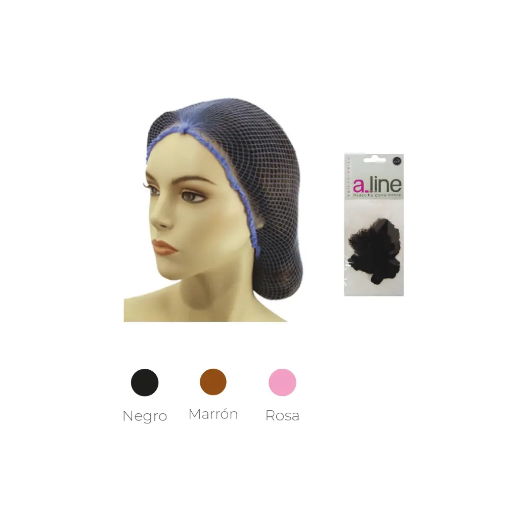 Redecilla gorro malla cadeneta con elástico