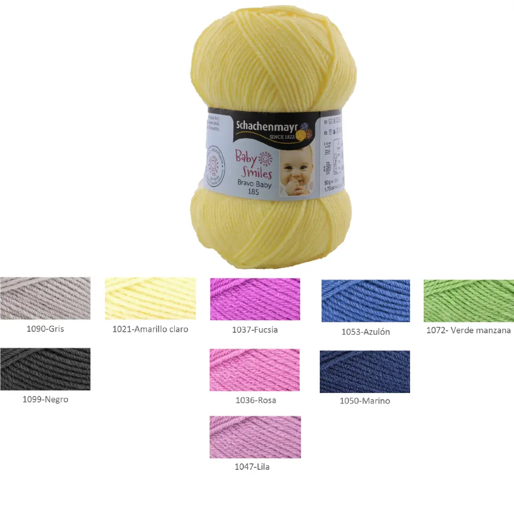 Lana 9801212 Bravo Baby 10 pzs de 50 grm