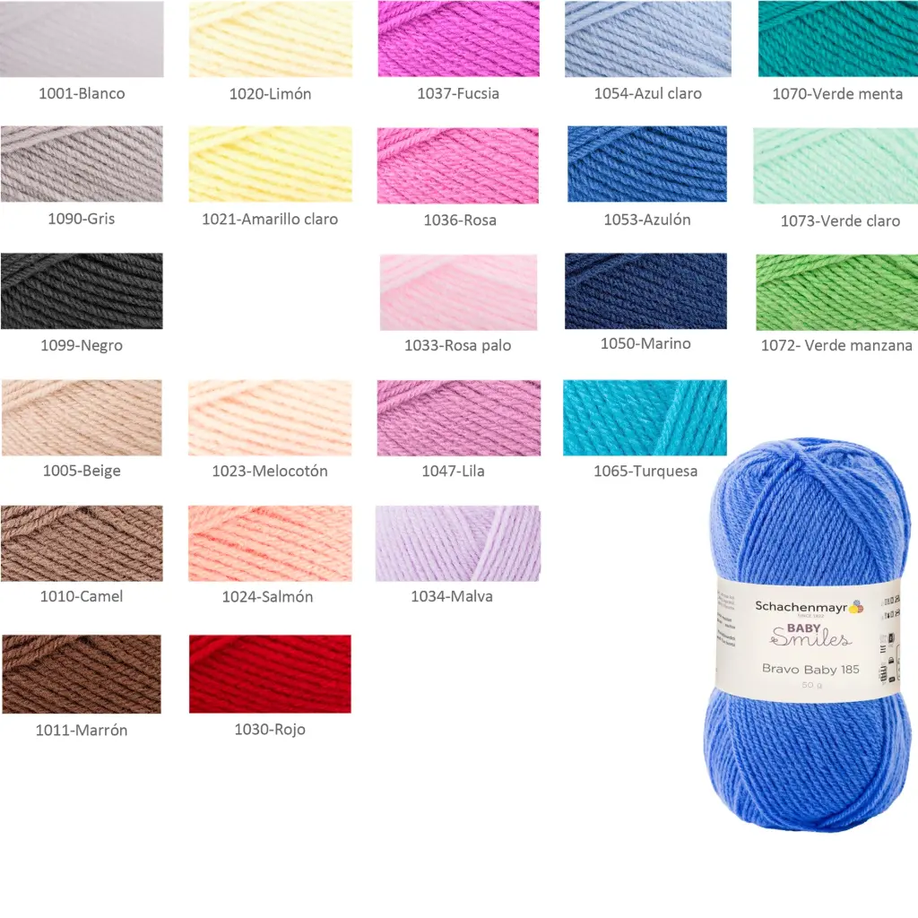Lana 9801212 Bravo Baby 10 pzs de 50 grm