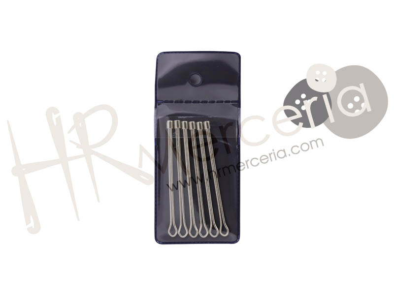 Aguja pasacintas 1007 Dama 6 pz.