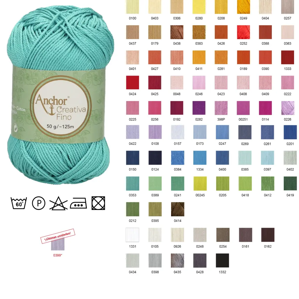 Ovillo 4620004 Creativa fino pack 10 pz 50 grs