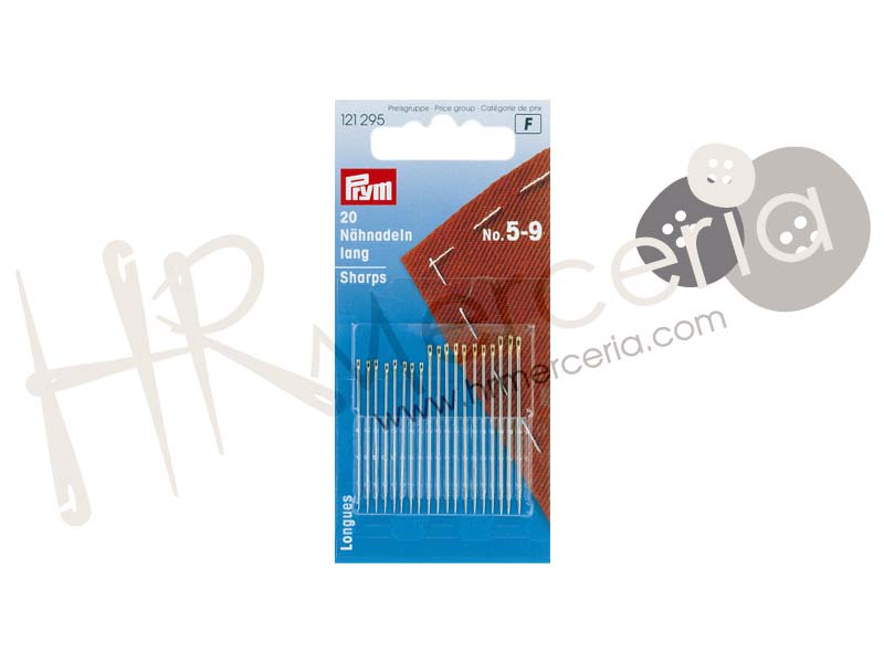 Aguja costura general surt Nº5/9 Prym 20 pz.