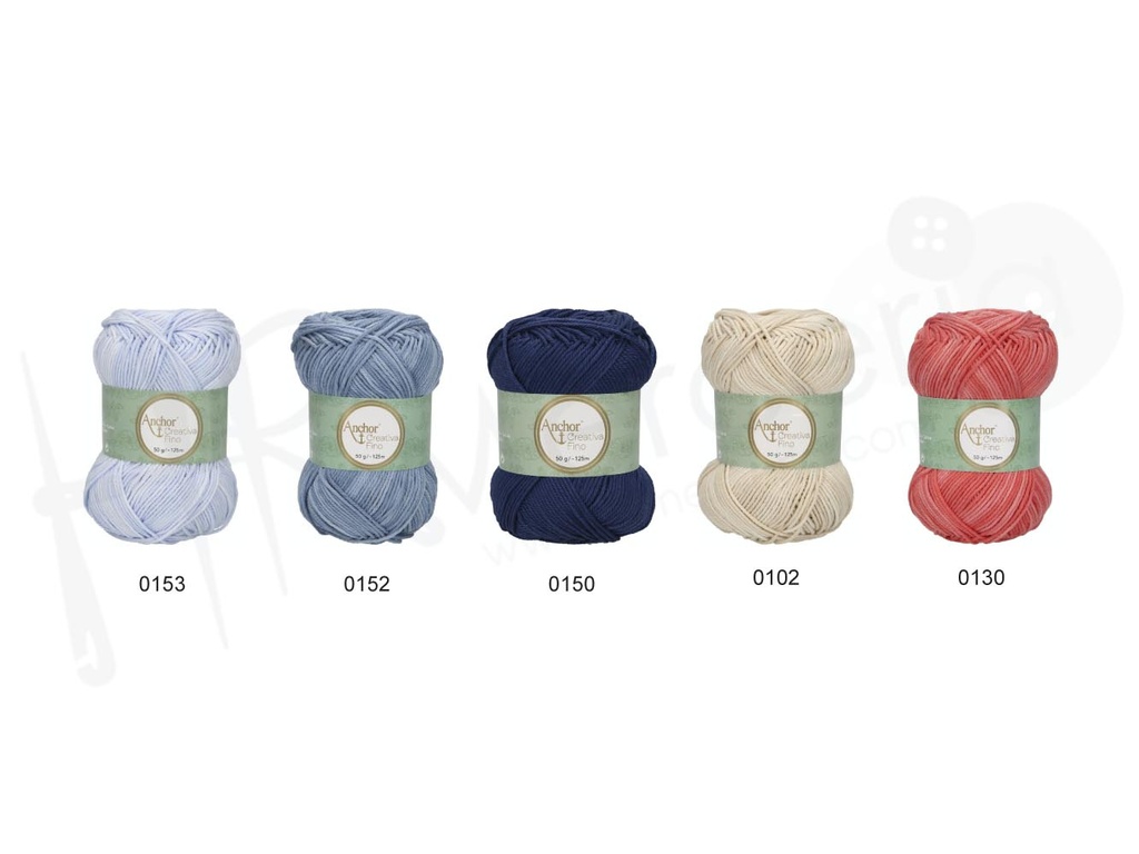 Ovillo 4620114 Creativa fino Denim pack 10 pz
