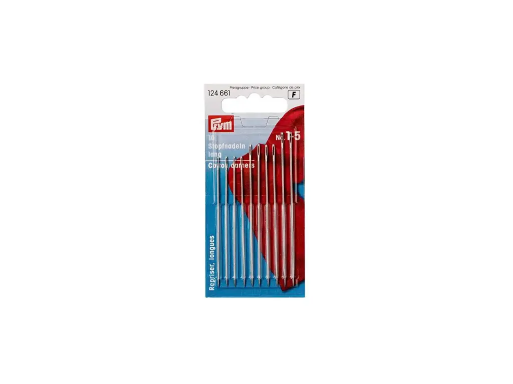 Agujas de zurcir largas no. 1-5 surt. Prym 10 pz