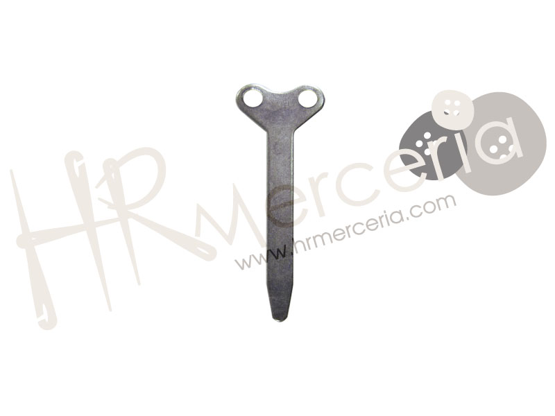 Corchete cortina aluminio 100 pz.