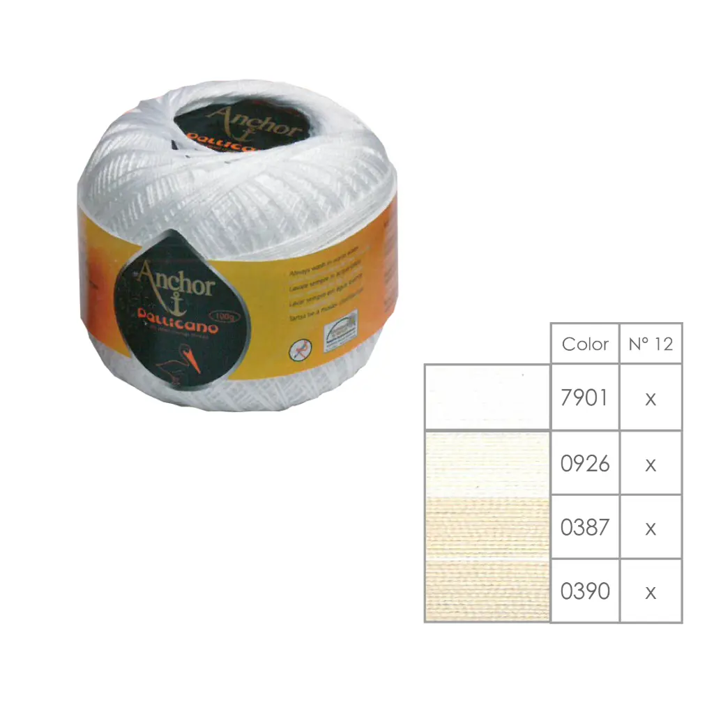 Ovillo 100 gramos Pelicano Nº 12