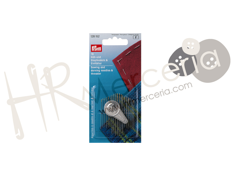 Aguja en carteras coser/zurc enhebr 128152 Prym
