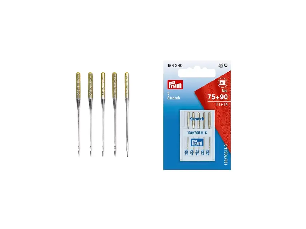 Aguja maquina strech Nº75-90 154340 Prym 5 pz.