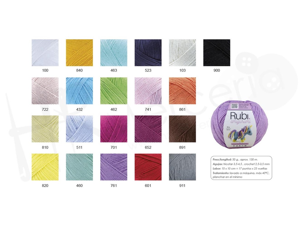 Lana Amigurumi Rubi 50 grms