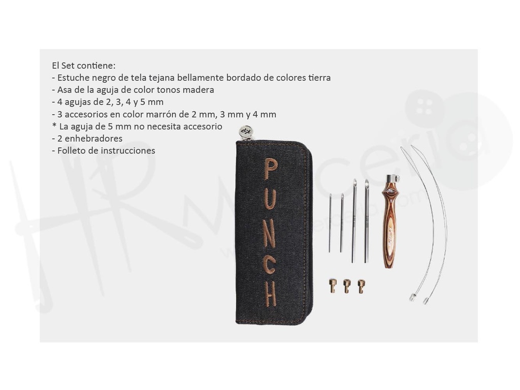Set Agujas de punzon Knitpro
