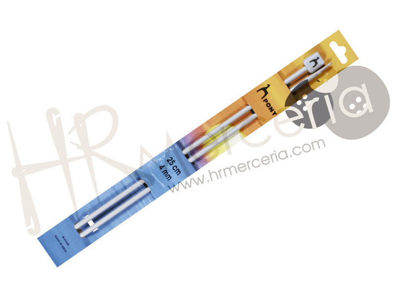 Aguja tricotar Nº2,0 25 cm 31601 Pony 2 pz.