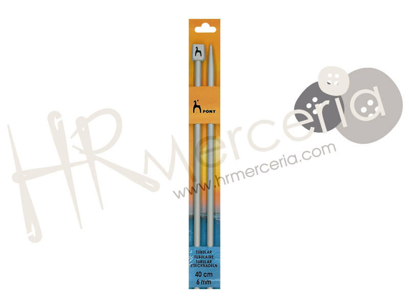 Aguja tricotar Nº2,5 40 cm 34603 Pony 2 pz.