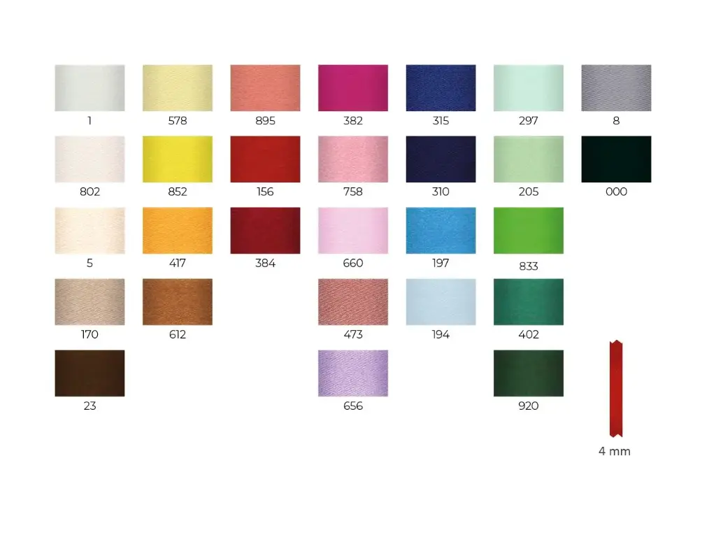 Saten Gutermann 30 metros ancho 4 mm