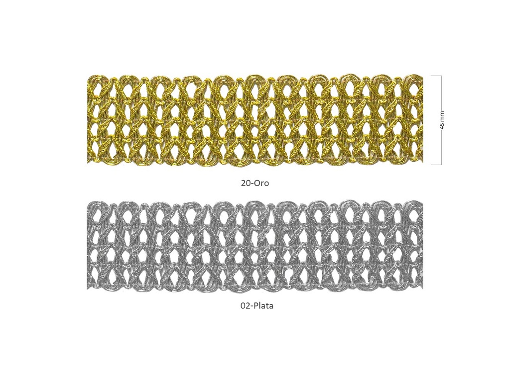 Galon metal 4 calles 835/4