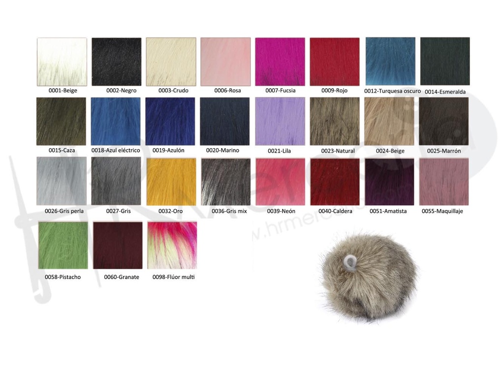 Pompon pelo ecologico 416200 talla 8