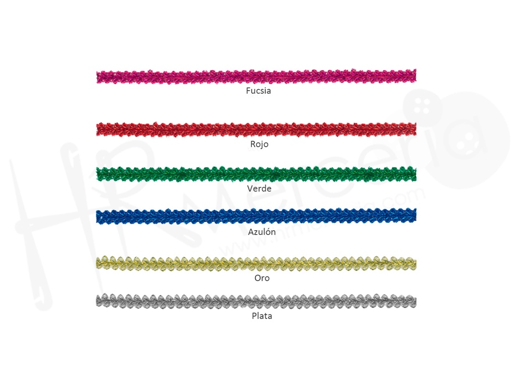 Galon carnaval metal 460221