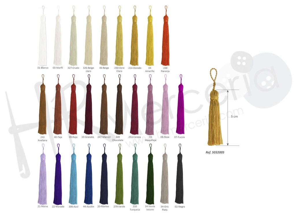 Borla 50320 cuquillo Nº 5 pack 24 pz