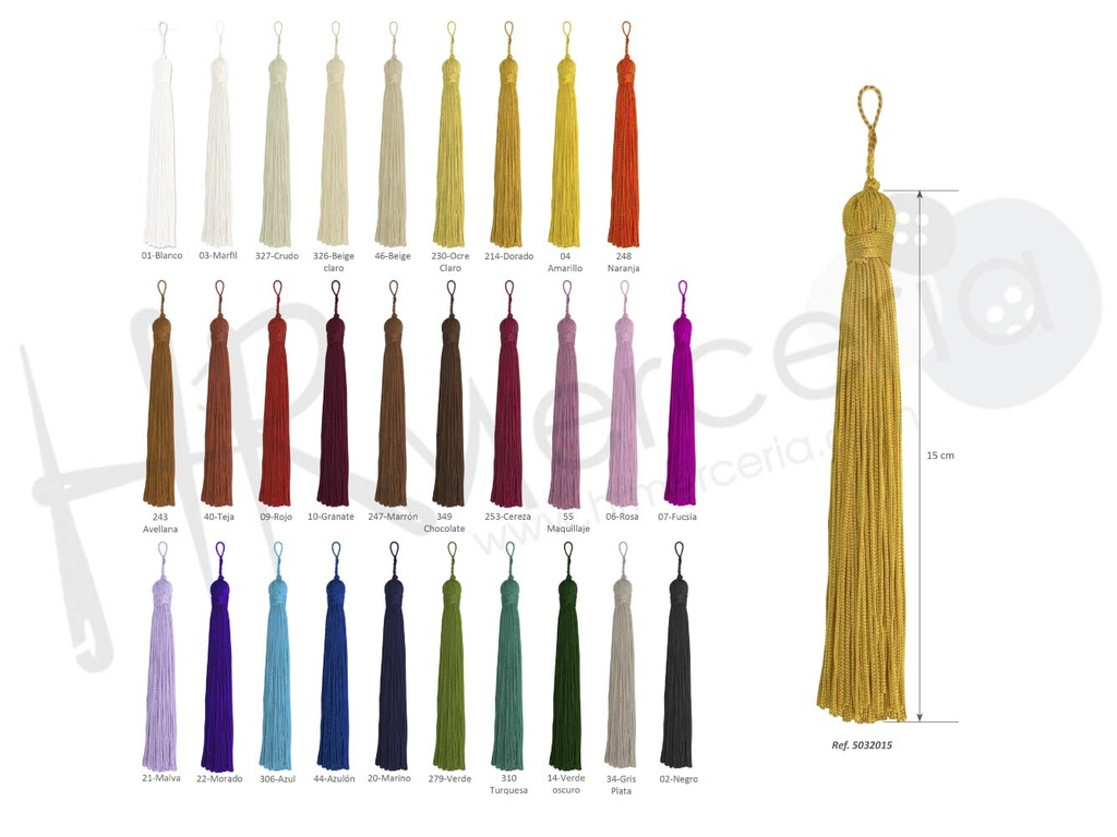 Borla 50320 cuquillo Nº 15 pack 12 pz
