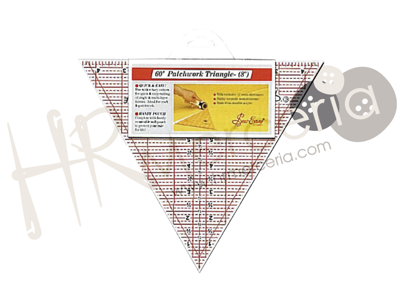 Regla triangular de 60 grados NL 4174