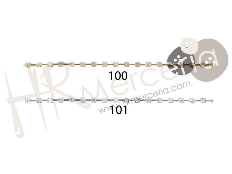 Tira cadena strass 796000 ancho 18
